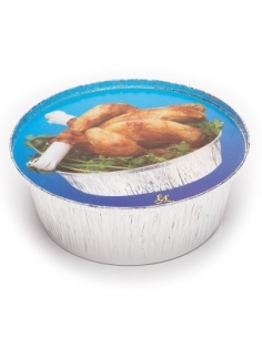 TAPA BANDEJA POLLO B-21900  TIRAS 125 UNID C/500 UNID