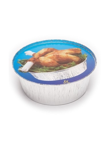 TAPA BANDEJA POLLO B-21900  TIRAS 125 UNID...