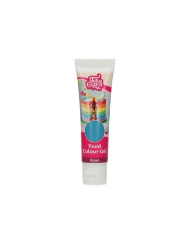 COLORANTE GEL FUNCAKES AZUL AQUA B/30G.