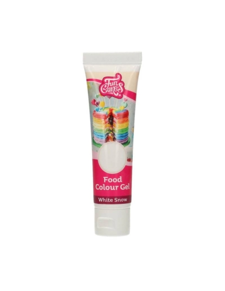 COLORANTE GEL FUNCAKES BLANCO B/50G.