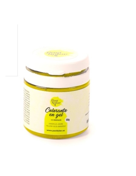 COLORANTE GEL PASTKOLOR AMARILLO 50 GR