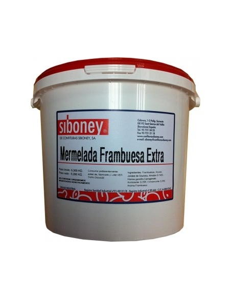 MERMELADA  FRAMBUESA  C/6,5 KG