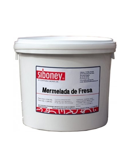 MERMELADA FRESA  TROCEADA TAMIZ.L.C/ 6,5 KG.