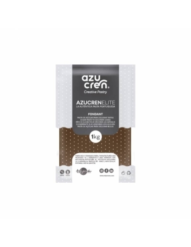 FONDANT AZUCREN MARRON 1KG.