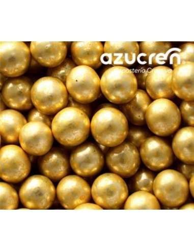 PERLAS ORO METALIZADAS 7 MM  B/90GR