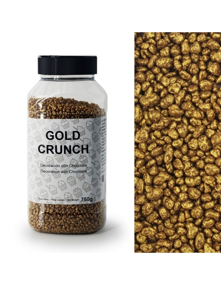DECORACION GOLD CRUNCH B/750G C/6