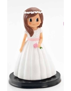 NIÑA COMUNION CUERPO FLORECITAS 1697