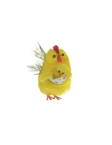 POLLITO GALLO CON CRIA /HUEVO RF.PQ2295 C/18 UNID.