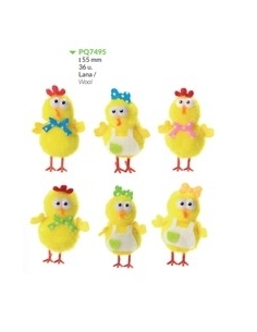 POLLITO LANA DELANTAL/LAZO PQ7495 C/36 U