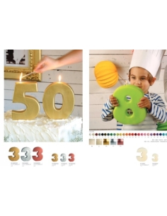 VELA TACO GIGANTE 20 CM