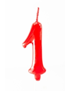 VELAS INGLES Nº 1 C/ 10UND