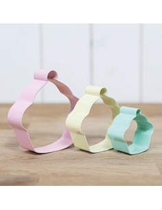 SET 3 CORTADORES GALLETAS - CUPCAKE VARIOS