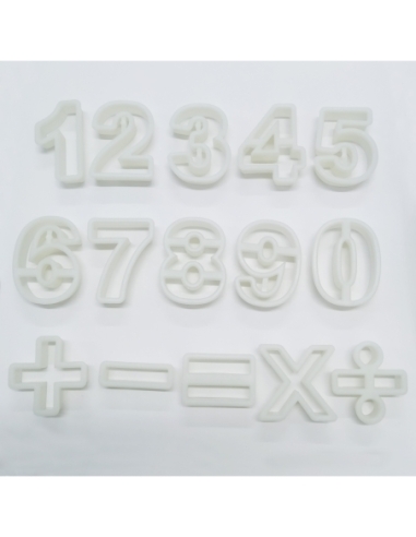 CORTADORES NUMEROS SET 15 PIEZAS