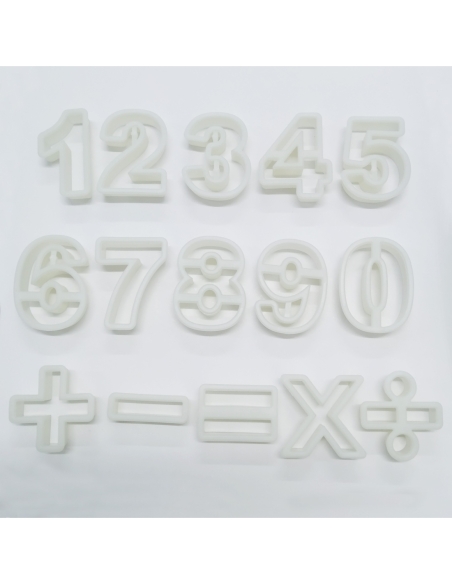 CORTADORES NUMEROS SET 15 PIEZAS