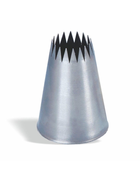 CORNET INOX ABIERTA 12MM 15 PUNTAS