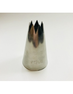 CORNET INOX ABIERTA 12MM 7 PUNTAS