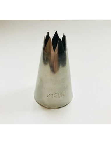 CORNET INOX ABIERTA 12MM 7 PUNTAS