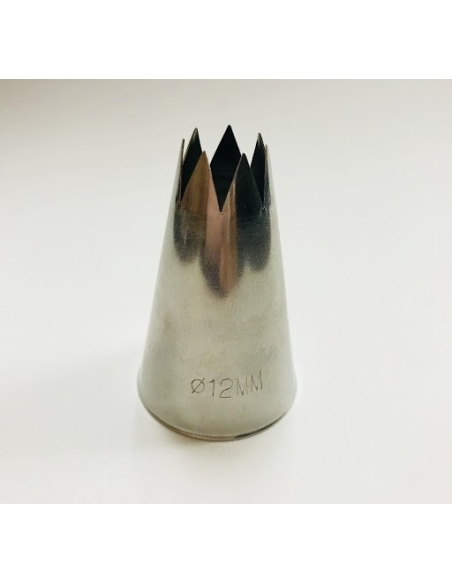 CORNET INOX ABIERTA 12MM 7 PUNTAS