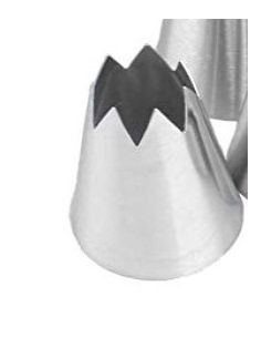 CORNET INOX ABIERTA 4MM 6 PUNTAS