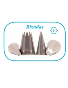 CORNET INOX ABIERTA 5MM 9 PUNTAS