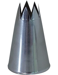 CORNET INOX ABIERTA 9MM 8 PUNTAS