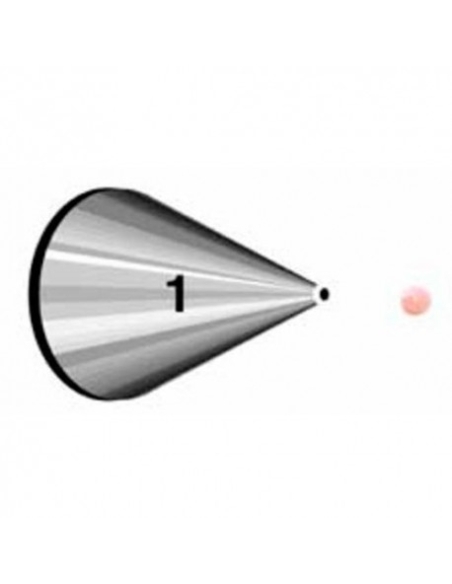 CORNET INOX LISA REDONDA Nº1