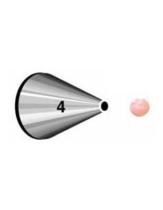 CORNET INOX LISA REDONDA Nº4