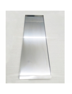 BANDEJA INOX CON PESTAÑA 62X20