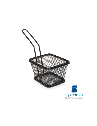 CESTA CHIPS NEGRA 10x9