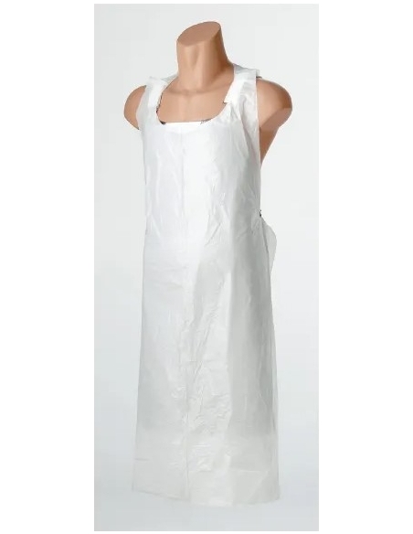 DELANTAL 1 SOLO USO BLANCO 69X12 P/ 200 UNI