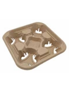 PORTAVASOS DE FIBRA DE PAPEL  4 UNID TIRAS 250 UND