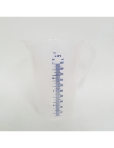 JARRA MEDIDA TRANP. E/ AZUL 2 LITROS GRAB.