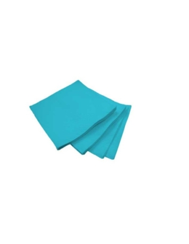 SERVILLETAS DP AZUL TURQUESA 20X20 P/100 C/...