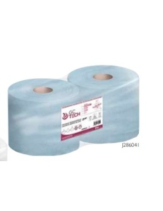 ROLLO PAPEL CELULOSA INDUSTRIAL AZUL 2C 400m 3,700 kg...