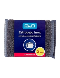 ALMOHADILLA ESTROPAJO INOX PACK 2