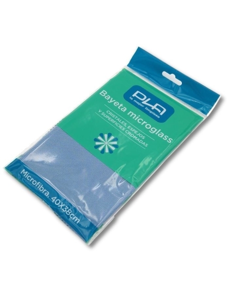 BAYETA CRISTALES MICROFIBRA 40X38 CM 1UND C/24