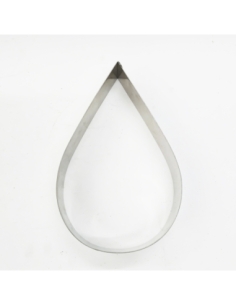 ARO INOX GOTA LAGRIMA 14CMX 4,5CM