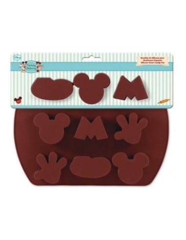 MOLDE SILICONA BOMBONES GRANDES MICKEY