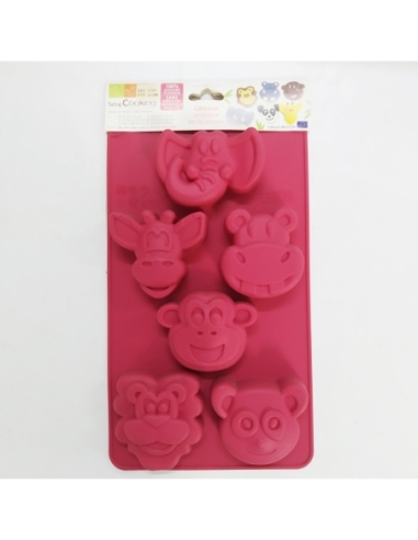 MOLDES SILICONA ANIMALES DE LA SELVA RF 3156