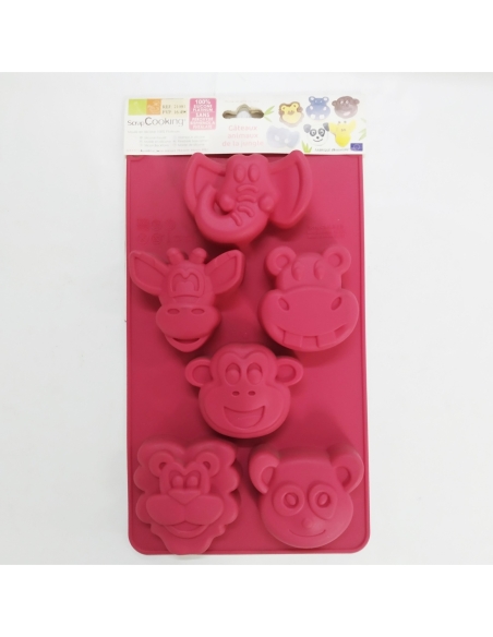 MOLDES SILICONA ANIMALES DE LA SELVA RF 3156