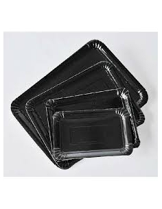 BANDEJA CARTON LLANA NEGRA 24X30 P/100 C/1000