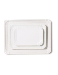 BANDEJA CARTON LLANA Nº4 14X21 CM. P/100 C/1600