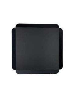 CUBETA PARIS NEGRA 18X18X2  PAQ 50 UND