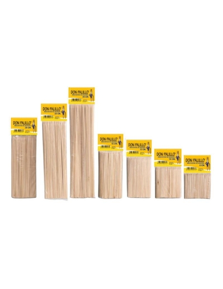 PALILLO BROCHETA 15 CM.C/ 15 PQ. PAQ.200 UND.