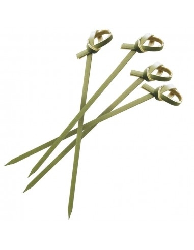 PALILLO BROCHETA BAMBU CON LAZO 6CM C/200 VO11502