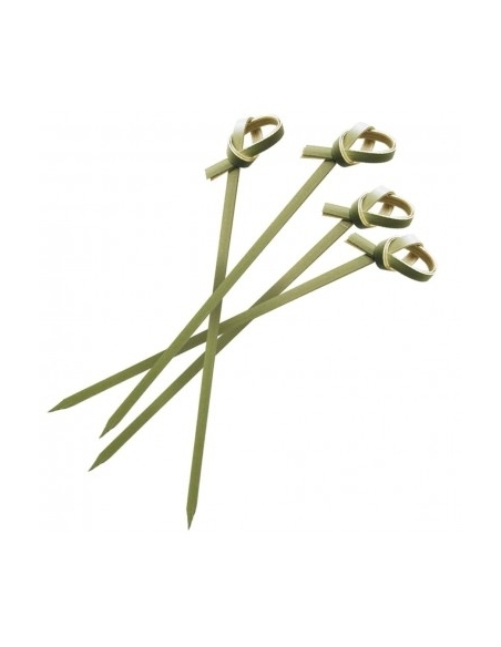PALILLO BROCHETA BAMBU CON LAZO 6CM C/200 VO11502