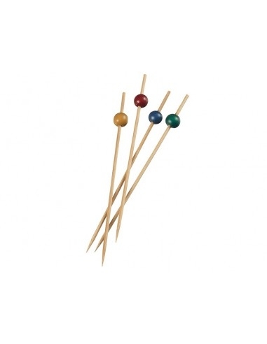 PALILLO BROCHETA BOLAS COLORES 15 Cmt V011710...