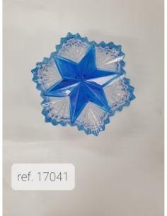 CAJITA ESTRELLA CRIS. AZULZ314B 13X9