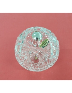 BOMBONERA CRISTAL ALTA AGARRADERA PLATA