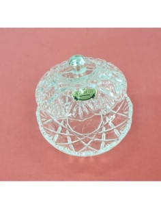 BOMBONERA CRISTAL CON AGARRADERA PLATA 3557/13 CON PLATA...